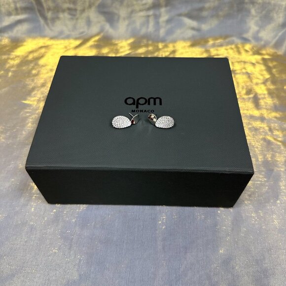 APM Monaco Galet Sterling Silver Silver Earrings - Picture 6 of 6